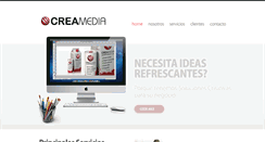 Desktop Screenshot of creamedia.com.ve